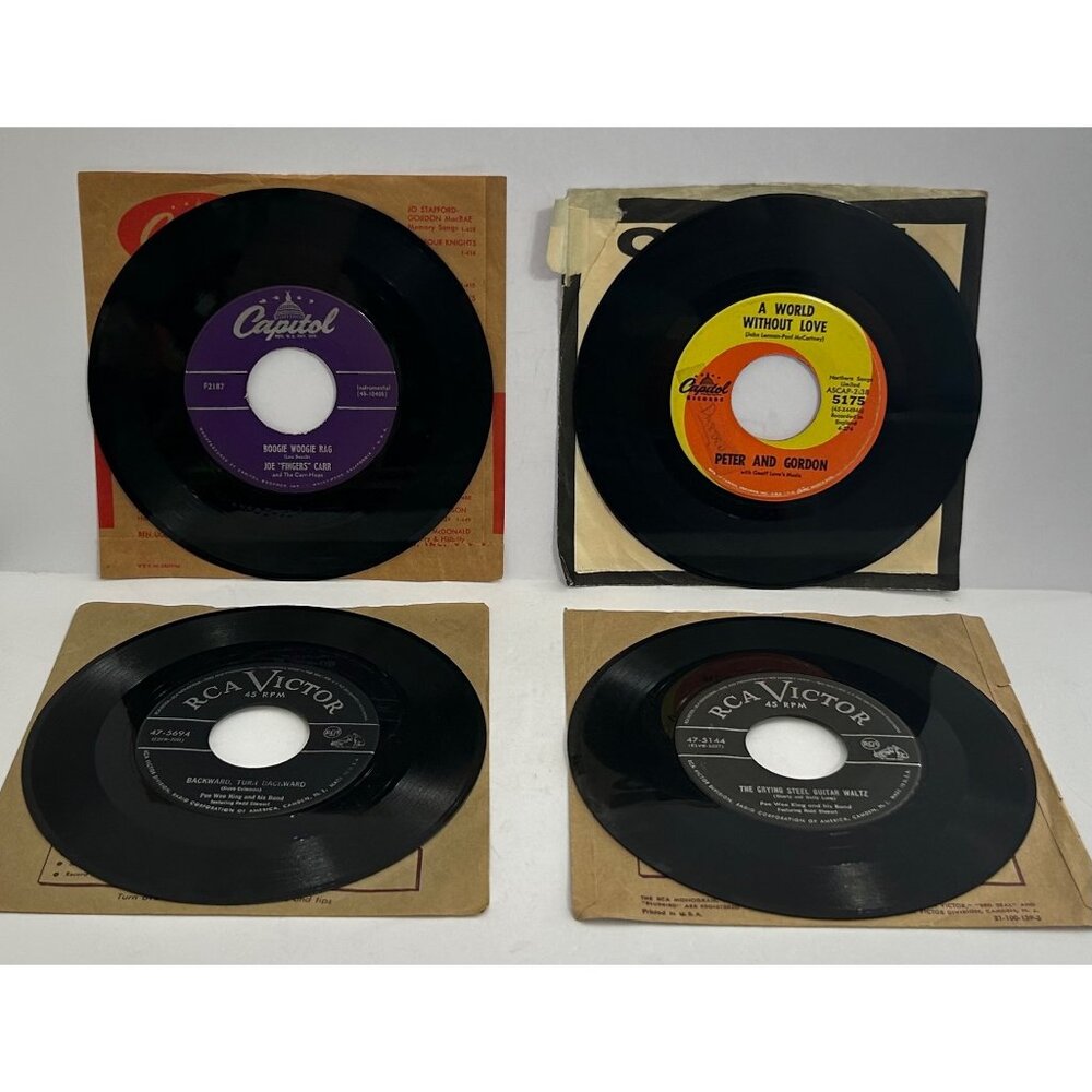 Lot / 21 Vintage Vinyl Records 45 RPM Assorted Labels Dot Mercury Capital & More - Picture 8 of 10
